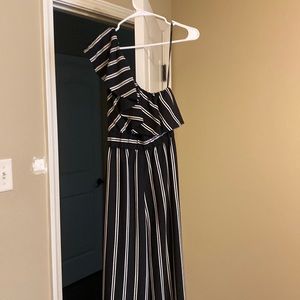 One shoulder jumpsuit